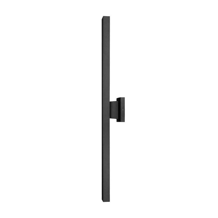 Z-Lite Edge Black LED 2 Light Outdoor Wall Sconce 576M-2-BK-LED | theLightShop