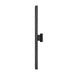 Z-Lite Edge Black LED 2 Light Outdoor Wall Sconce 576M-2-BK-LED | theLightShop