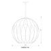 Z-Lite Elle Matte Black 1 Light Pendant 1940P24-MB | theLightShop