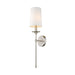 Z-Lite Emily Brushed Nickel Wall Sconce 807-1S-BN | theLightShop