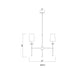 Z-Lite Emily Matte Black 5 Light Chandelier 3033-5MB - Chandeliers