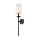 Z-Lite Emily Matte Black Wall Sconce 807-1S-MB | theLightShop