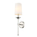 Z-Lite Emily Polished Nickel 1 Light Wall Sconce 3033-1S-PN | theLightShop