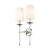 Z-Lite Emily Polished Nickel 2 Light Wall Sconce 3033-2S-PN | theLightShop