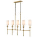 Z-Lite Emily Rubbed Brass 5 Light Chandelier 3033-5L-RB | theLightShop