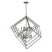 Z-Lite Euclid Matte Black 12 Light Chandelier 457-12MB | theLightShop