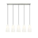 Z-Lite Farrell Linear Pendant Brushed Nickel 5 Light 3043P6-5L-BN | theLightShop