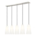 Z-Lite Farrell Linear Pendant Brushed Nickel 5 Light 3043P7-5L-BN | theLightShop