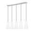 Z-Lite Farrell Linear Pendant Brushed Nickel 5 Light 3043P7-5L-BN | theLightShop