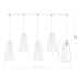Z-Lite Farrell Linear Pendant Brushed Nickel 5 Light 3043P7-5L-BN | theLightShop