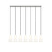 Z-Lite Farrell Linear Pendant Brushed Nickel 7 Light 3043P6-7L-BN | theLightShop