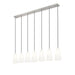 Z-Lite Farrell Linear Pendant Brushed Nickel 7 Light 3043P6-7L-BN | theLightShop