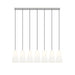 Z-Lite Farrell Linear Pendant Brushed Nickel 7 Light 3043P7-7L-BN | theLightShop