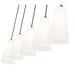 Z-Lite Farrell Linear Pendant Matte Black 5 Light 3043P6-5L-MB | theLightShop