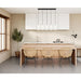 Z-Lite Farrell Linear Pendant Matte Black 5 Light 3043P6-5L-MB | theLightShop