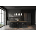 Z-Lite Farrell Linear Pendant Matte Black 5 Light 3043P6-5L-MB | theLightShop