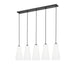 Z-Lite Farrell Linear Pendant Matte Black 5 Light 3043P7-5L-MB | theLightShop