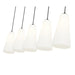 Z-Lite Farrell Linear Pendant Matte Black 5 Light 3043P7-5L-MB | theLightShop