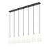 Z-Lite Farrell Linear Pendant Matte Black 7 Light 3043P6-7L-MB | theLightShop