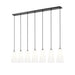 Z-Lite Farrell Linear Pendant Matte Black 7 Light 3043P7-7L-MB | theLightShop