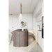 Z-Lite Farrell Linear Pendant Modern Gold 5 Light 3043P6-5L-MGLD | theLightShop