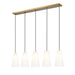 Z-Lite Farrell Linear Pendant Modern Gold 5 Light 3043P6-5L-MGLD | theLightShop