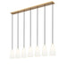 Z-Lite Farrell Linear Pendant Modern Gold 7 Light 3043P6-7L-MGLD | theLightShop