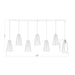 Z-Lite Farrell Linear Pendant Modern Gold 7 Light 3043P6-7L-MGLD | theLightShop