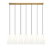 Z-Lite Farrell Linear Pendant Modern Gold 7 Light 3043P7-7L-MGLD | theLightShop