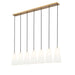 Z-Lite Farrell Linear Pendant Modern Gold 7 Light 3043P7-7L-MGLD | theLightShop