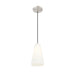 Z-Lite Farrell Pendant Brushed Nickel 1 Light Cord 3043P6-BN | theLightShop