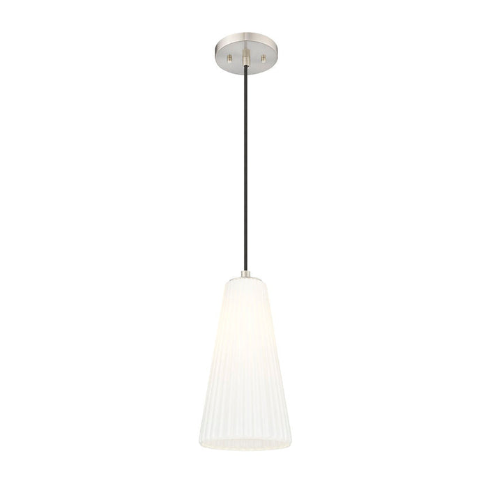 Z-Lite Farrell Pendant Brushed Nickel 1 Light Cord 3043P7-BN | theLightShop