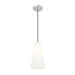Z-Lite Farrell Pendant Brushed Nickel 1 Light Cord 3043P7-BN | theLightShop