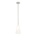 Z-Lite Farrell Pendant Brushed Nickel 1 Light Rod 3043P6-ROD-BN | theLightShop