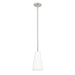 Z-Lite Farrell Pendant Brushed Nickel 1 Light Rod 3043P6-ROD-BN | theLightShop