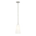 Z-Lite Farrell Pendant Brushed Nickel 1 Light Rod 3043P6-ROD-BN | theLightShop