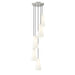 Z-Lite Farrell Pendant Brushed Nickel 5 Light Round 3043P7-5R-BN | theLightShop