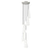 Z-Lite Farrell Pendant Brushed Nickel 5 Light Round 3043P7-5R-BN | theLightShop