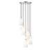 Z-Lite Farrell Pendant Brushed Nickel 7 Light Round 3043P7-7R-BN | theLightShop