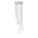 Z-Lite Farrell Pendant Brushed Nickel 7 Light Round 3043P7-7R-BN | theLightShop