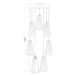 Z-Lite Farrell Pendant Brushed Nickel 7 Light Round 3043P7-7R-BN | theLightShop