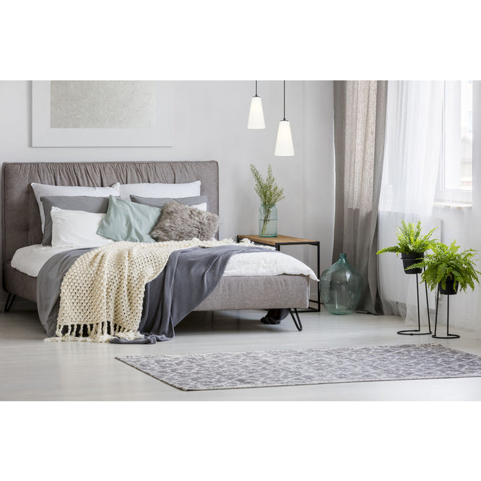 Z-Lite Farrell Pendant Matte Black 1 Light Cord 3043P6-MB | theLightShop