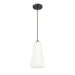 Z-Lite Farrell Pendant Matte Black 1 Light Cord 3043P7-MB | theLightShop
