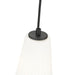Z-Lite Farrell Pendant Matte Black 1 Light Cord 3043P7-MB | theLightShop