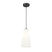 Z-Lite Farrell Pendant Matte Black 1 Light Cord 3043P7-MB | theLightShop