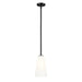 Z-Lite Farrell Pendant Matte Black 1 Light Rod 3043P6-ROD-MB | theLightShop