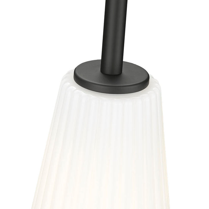 Z-Lite Farrell Pendant Matte Black 1 Light Rod 3043P6-ROD-MB | theLightShop