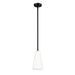 Z-Lite Farrell Pendant Matte Black 1 Light Rod 3043P6-ROD-MB | theLightShop