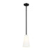 Z-Lite Farrell Pendant Matte Black 1 Light Rod 3043P6-ROD-MB | theLightShop