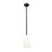 Z-Lite Farrell Pendant Matte Black 1 Light Rod 3043P6-ROD-MB | theLightShop
